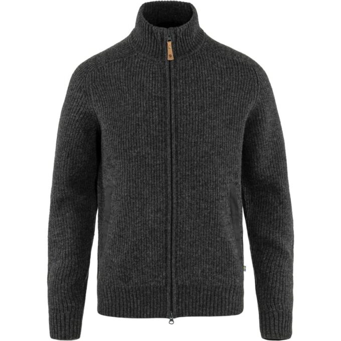 Cardigan Ovik con zip in maglia M Cardigan Ovik con zip in maglia M
