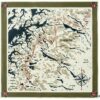 Sciarpa con mappa classica svedese Sciarpa con mappa classica svedese